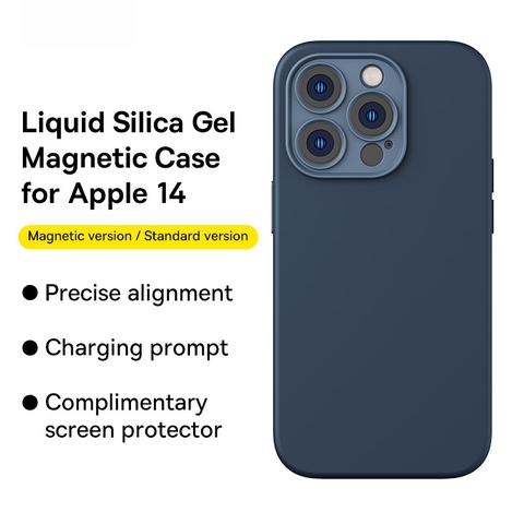Ốp lưng chống bám bẩn Baseus Liquid Silica Gel Magnetic Case For 14 2022