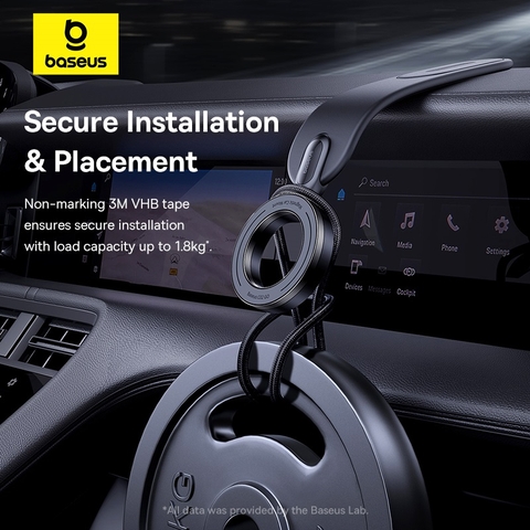 Giá Đỡ Điện Thoại Baseus C02 Go | Hít Nam Châm Dán Taplo Ô Tô, Thân Dẻo Uốn Cong Linh Hoạt
