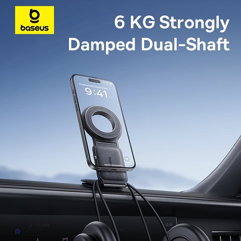 Đế Giữ Điện Thoại Nam Châm OS-Baseus PrimeTrip Series C02 Mega Magnetic Car Mount Stick-on