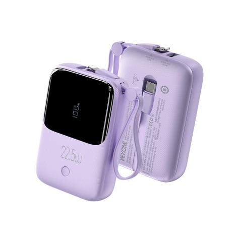 Pin Dự Phòng WEKOME WP-53 Comes With Dual Cables 22.5W Super Fast Charge Power Bank