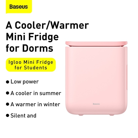 Tủ Lạnh Mini Tiện Lợi Baseus Igloo Mini Fridge for Students (Dung tích 6L, 220V)