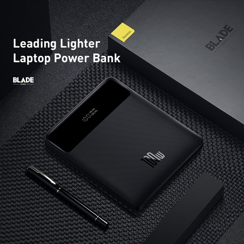 Sạc Dự Phòng Baseus Blade 100W 20000mAh | Sạc Nhanh Cho Laptop, Màn Hình LED