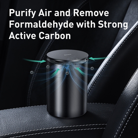 Bộ nước hoa khô khử mùi, lọc không khí dùng cho xe hơi Baseus Minimalist Car Cup Holder (Air Freshener with Formaldehyde Purification Function)