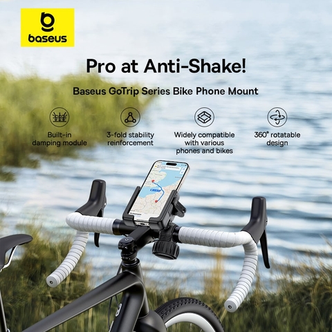 Đế Giữ Điện Thoại Xe Đạp Baseus GoTrip Series Bike Phone Mount