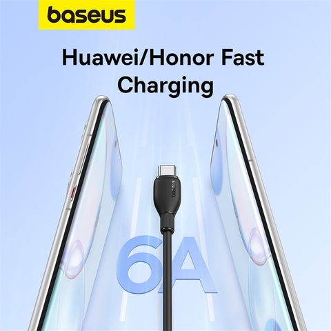 Cáp Sạc Nhanh Baseus Pudding Series Fast Charging Cable USB to Type-C 100W