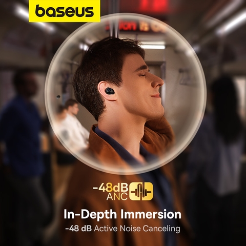 Tai Nghe Chống Ồn ANC Baseus Bowie MA20 | Chống Ồn ANC, Pin 38 Giờ, Chống Nước IPX6
