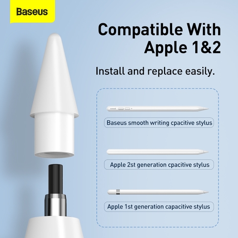 Đầu bút cảm ứng Baseus Smooth Writing Capacitive Stylus Tips