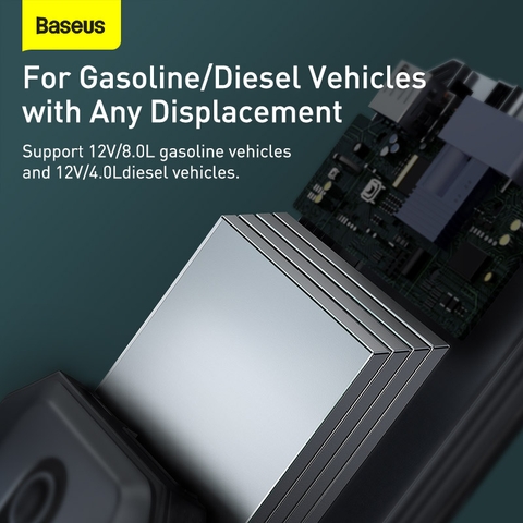 Bộ Kích Bình Ô Tô Baseus Super Energy Max 2000A | Pin Dự Phòng 20000mAh Kích Nổ Máy Xăng Dầu 12V