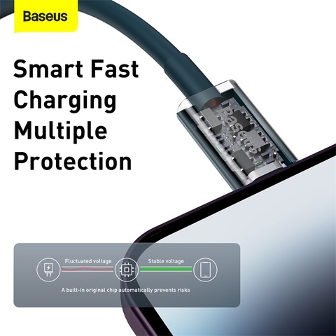 Cáp Sạc Nhanh C to iP DZ-KA Baseus Superior Series Fast Charging Data Cable Type-C to iP PD 20W