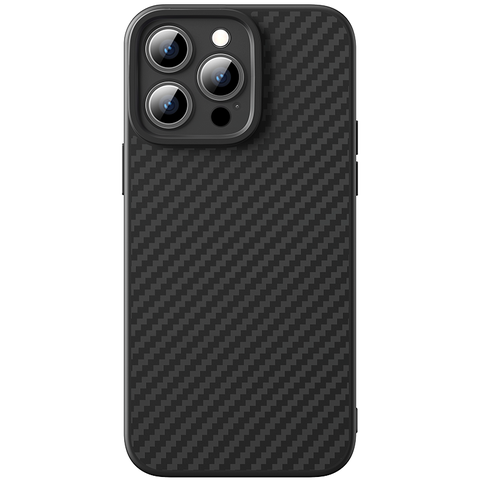 Ốp Lưng Nam Châm Chống Bám Bẩn Baseus Synthetic Fiber Series Magnetic Phone Case for iP 15 (Tặng kèm cường lực)