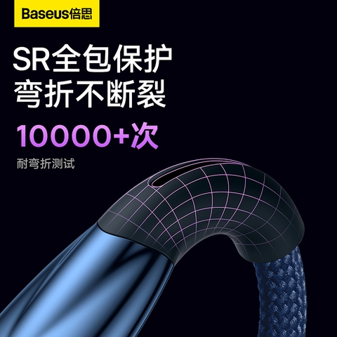 Cáp Sạc Baseus Glimmer Series Fast Charging Data Cable Type-C to Type-C 100W