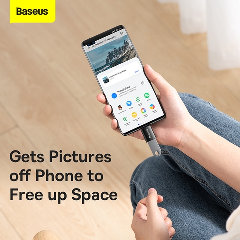 Đầu Chuyển OTG Baseus Ingenuity Type-C to USB 3.1 | Tốc Độ 10Gbps, Siêu Nhỏ Gọn