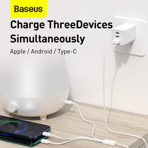Cáp Sạc 3 Đầu Baseus Superior Series Fast Charging Data Cable USB to M+L+C 3.5A