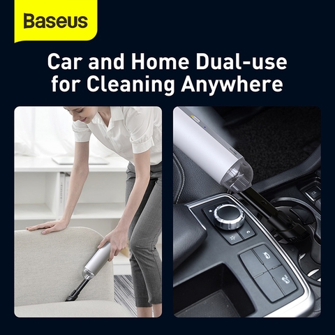 Máy hút bụi pin sạc cầm tay dùng cho xe hơi Baseus A2 Car Vacuum Cleaner ( 70W, 5000Pa, Vacuum Portable Cleaner for Car )