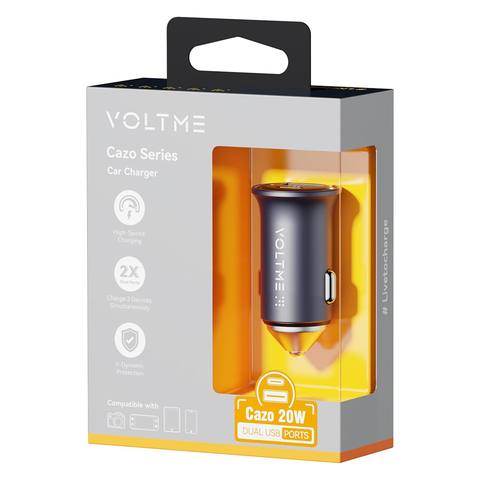 Tẩu Sạc Nhanh Ô Tô Voltme Cazo 20W/30W | Công Suất Vượt Trội, Nhỏ Gọn