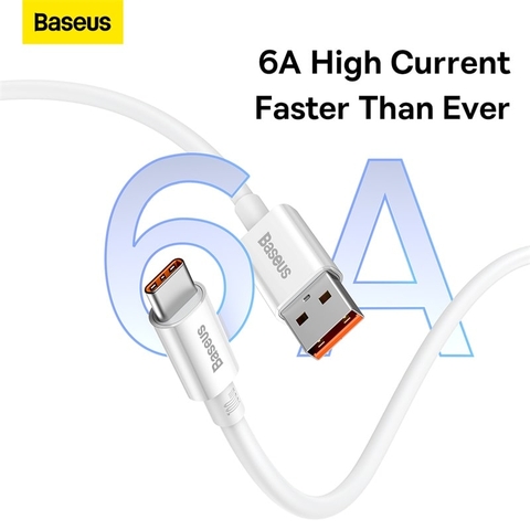 Cáp sạc nhanh Baseus Superior Series Type C 100W (480Mbps, USB to C, ABS+TPE, Fast Charging Data Cable )