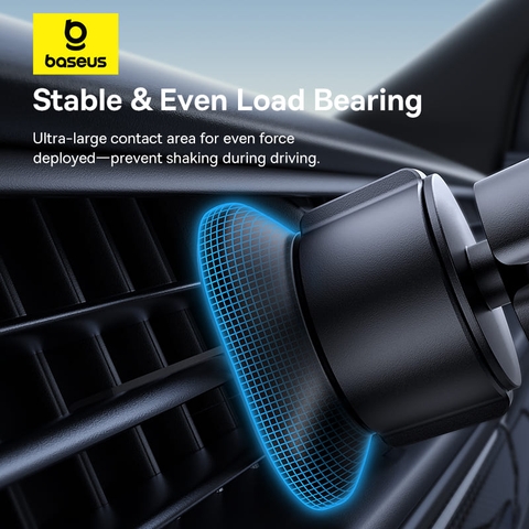 Giá Đỡ Điện Thoại Baseus Metal Age Go | Kẹp Cửa Gió, Khóa Tự Động Bằng Trọng Lực