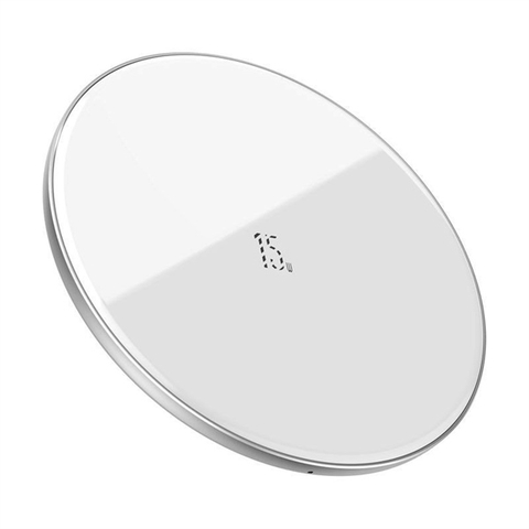Đế sạc nhanh không dây 15W Baseus Simple Wireless Charger cho iPhone/Samsung/Xiaomi/ Huawei (15W, 2020 Upgraded Version Wireless Quick charger)