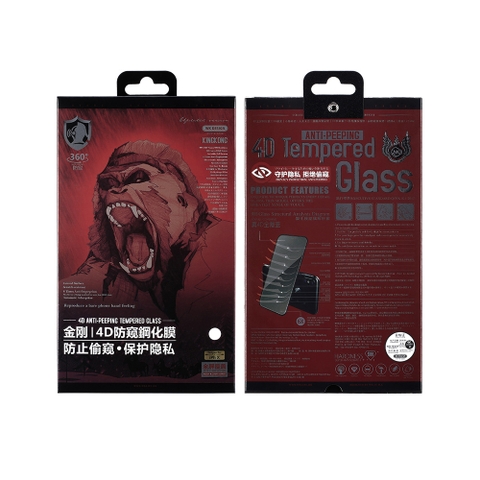 Kinh Cường Lực KingKong WEKOME WTP-012 Kingkong 4D Curved Screen Protector (Chống nhìn trộm)