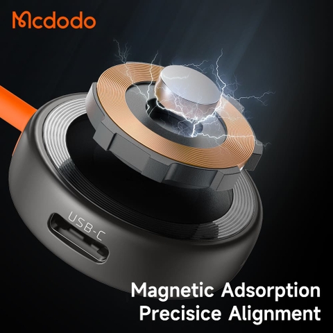 Đế Sạc Không Dây Cho Đồng Hồ AppleWatch Mcdodo | Hỗ Trợ 2 Cổng Sạc Vào Type-C & Ln