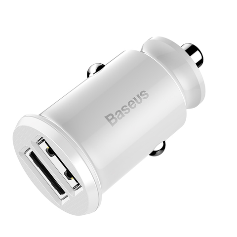 Tẩu Sạc Ô Tô Baseus Grain Car Charger (Dual USB 5V 3.1A)