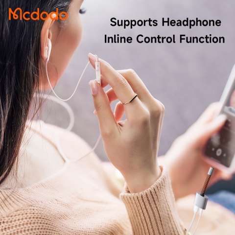 Đầu Chuyển Đổi Mcdodo Port Tune 2-in-1 Charging & Audio Adapter 60W