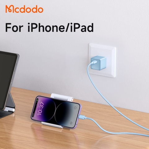 Cốc Sạc Nhanh Mcdodo 20W Công Nghệ GaN | Thiết Kế Khối Băng Trong Suốt, 1 Cổng Type-C PD