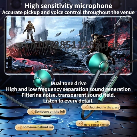 Tai Nghe Có Dây Baseus Encok H06 lateral in-ear Wired Game Earphone