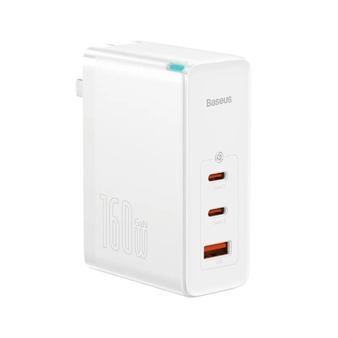 Bộ Sạc Nhanh Baseus GaN5 Pro Digital Fast Charger 2C+U 160W CN  (Kèm cáp C to C 240W, 48V/5A, 1m)