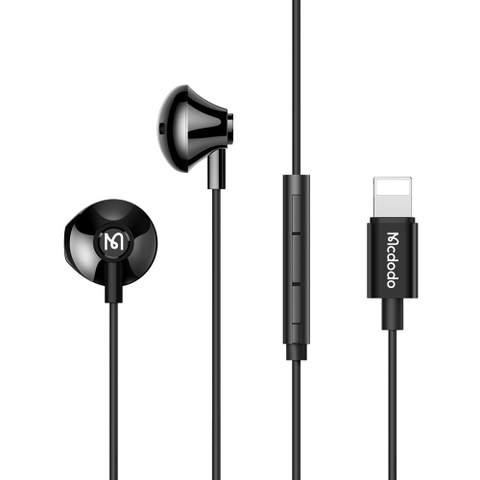 Tai nghe Có Dây Mcdodo Achievement Series Lightning Earphone (Hỗ trợ gọi và điều chỉnh âm thanh)