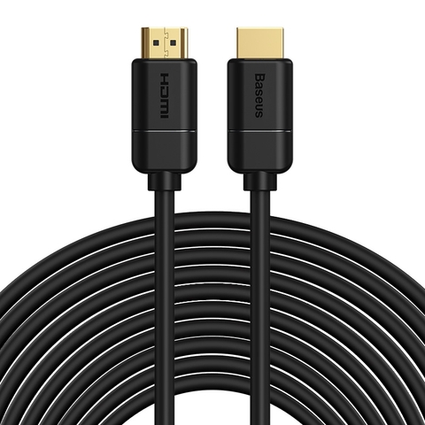 Cáp HDMI 2.0 Baseus High Definition | Hỗ Trợ 4K@60Hz, Chống Nhiễu Tốt, Dùng Laptop, TV, Máy Chiếu