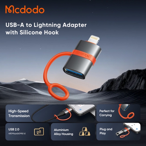 Đầu Chuyển Đổi Mcdodo Adapter with Silicone Hook Baseus Official Mall Việt Nam - Store Baseus Chính Hãng