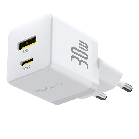 Cốc Sạc Nhanh Baseus Palm Fast Charger C+U 30W