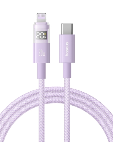 Cáp Sạc Nhanh Baseus Display 2 Fast Charging Data Cable Type-C to iP 20W
