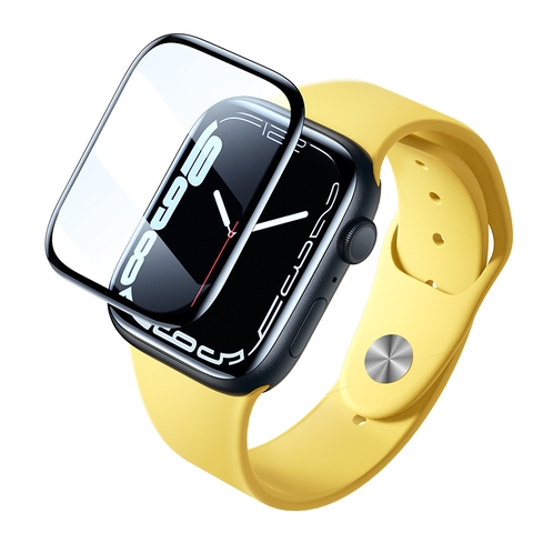 Kính cường lực cho Apple Watch Baseus Full-coverage Curved-screen Crystal Tempered Glass Film for Apple Watch