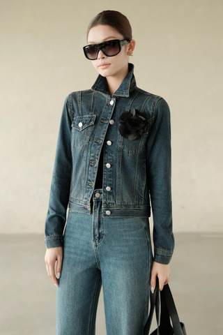 Áo Khoác Kiểu Nữ Denim Jacket RR25KK02