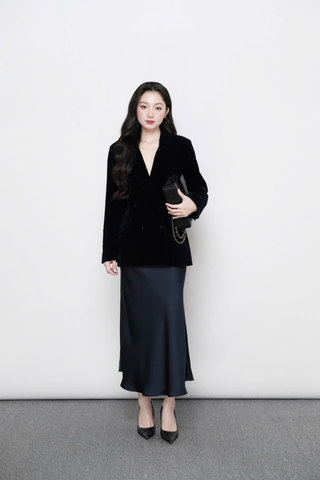 Váy Dài Satin Skirt RR24VD19