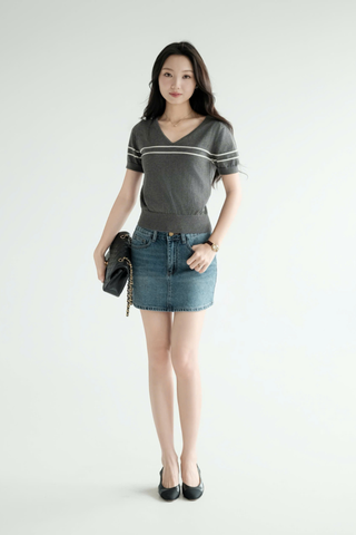 Váy Quần Mini Denim Skort RR25VQ10