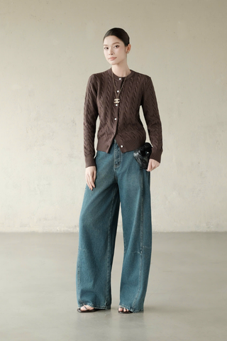 Quần Jeans Nữ Obbie RR25QJ38