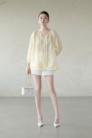 Áo Kiểu Nữ Lavie Top RR26AK59