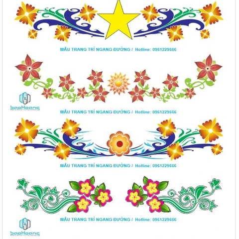 Trang trí hoa văn led đô thị