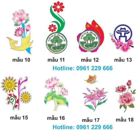 Hoa văn trang trí cột điện