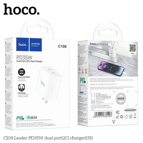 Củ Sạc Hoco C108 35w