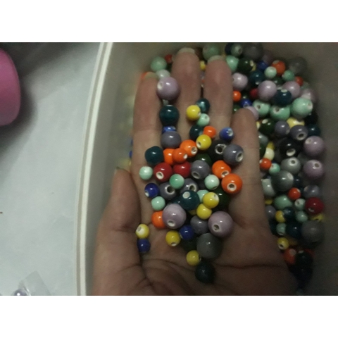 50gam Hỗn hợp Hạt đá gốmđủ màu đủ size 6-16ly