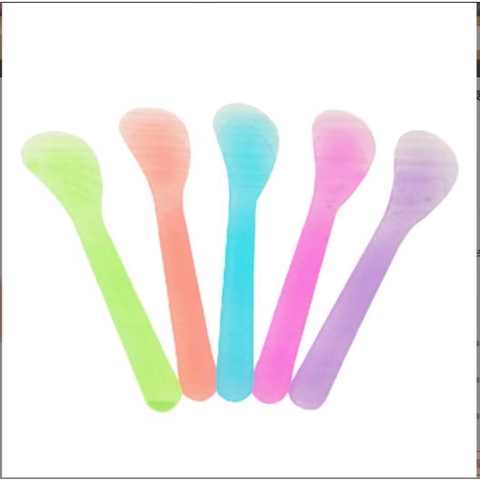 1-5 Thìa trộn mỹ phẩm đắp mặt nạ bát, cọ quét, que trộn, que lấy kem p191-156