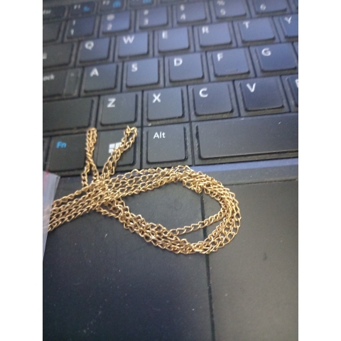 XICH100- 1 met xích to bản 2mm xoắn màu vàng