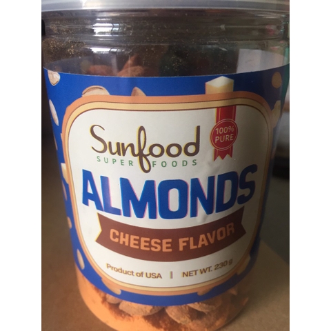 01 hủ Hạnh nhân Mỹ tẩm Phô mai Sunfood 230g