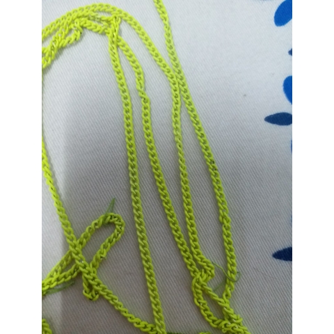 1 met xich màu xanh lá size 2mm