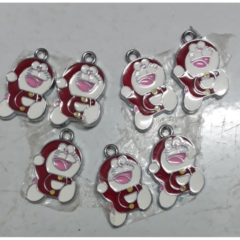 set 2 mặt kim loại hình chú mèo doremon 16x25mm