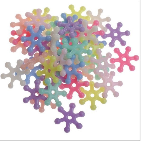10-50gam hạt nhựa bông tuyết 15mm #P117-23